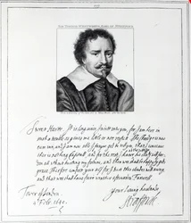 Thomas Wentworth, 1. Earl of Strafford, graviert nach einer Zeichnung von Mary Beale, 1793